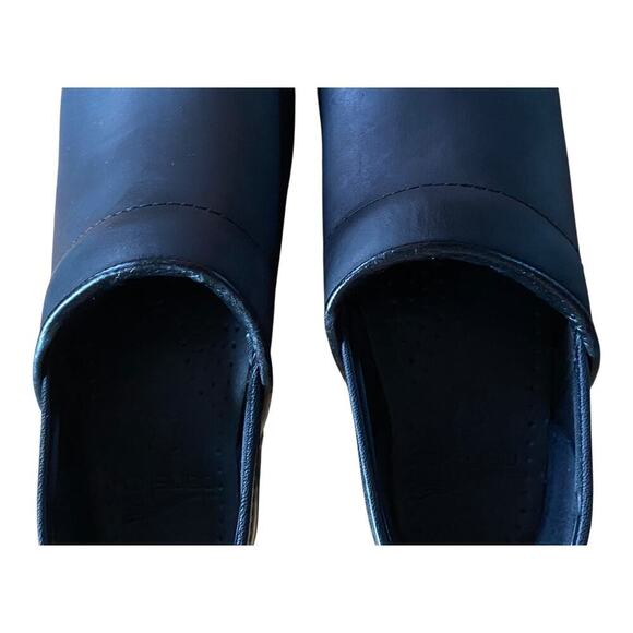 Dansko Clogs Women's Solid Black Leather Nurse Slip-Ons Size EU 35 US 5 - Picture 11 of 11